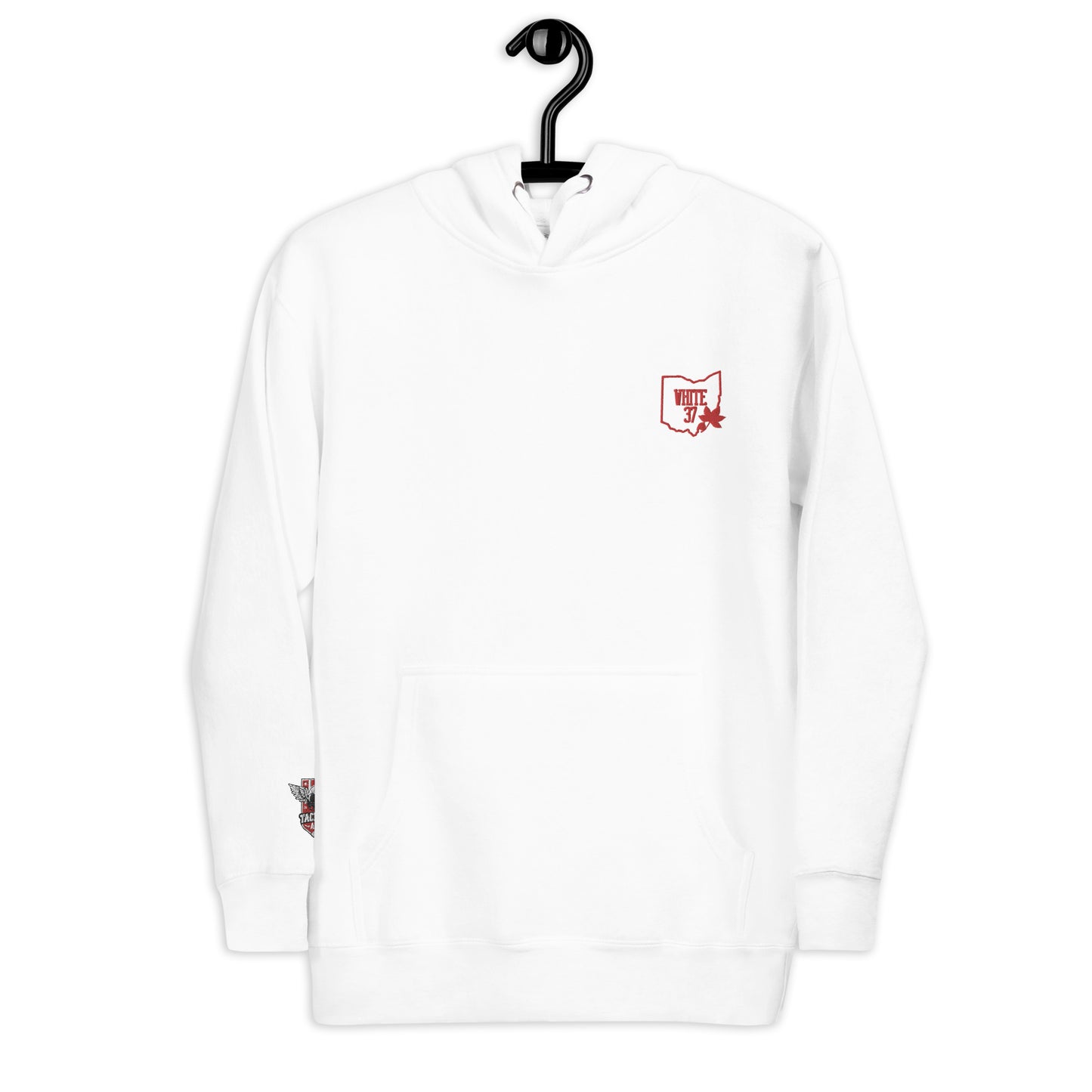 White #37 Hoodie